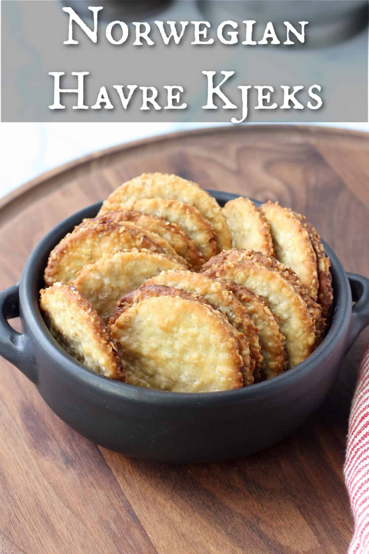 Norwegian Havrekjeks (Sweet and Salty Oatmeal Rounds) | Karen's Kitchen ...